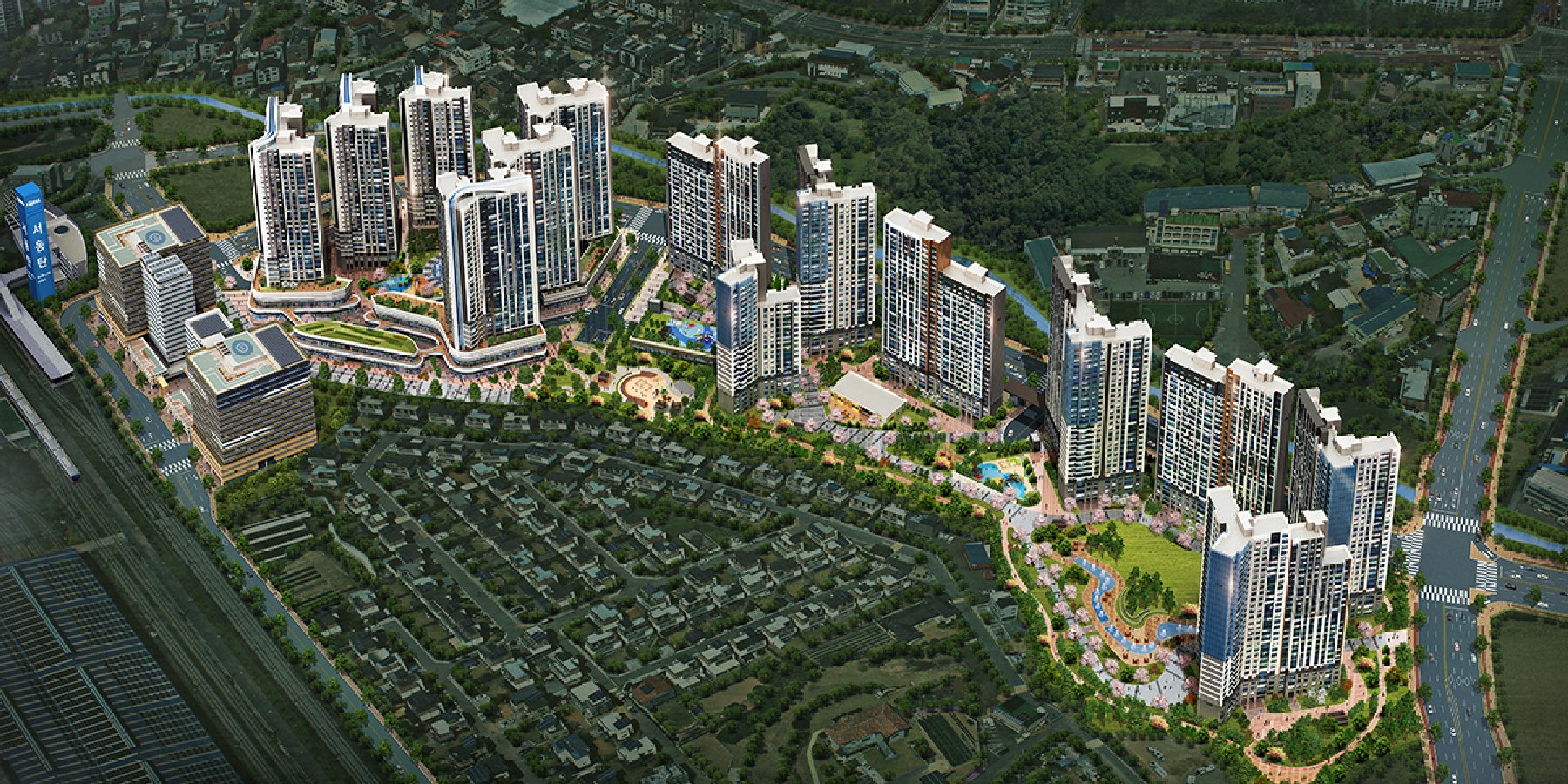 서동탄역 랜시티 단지설계