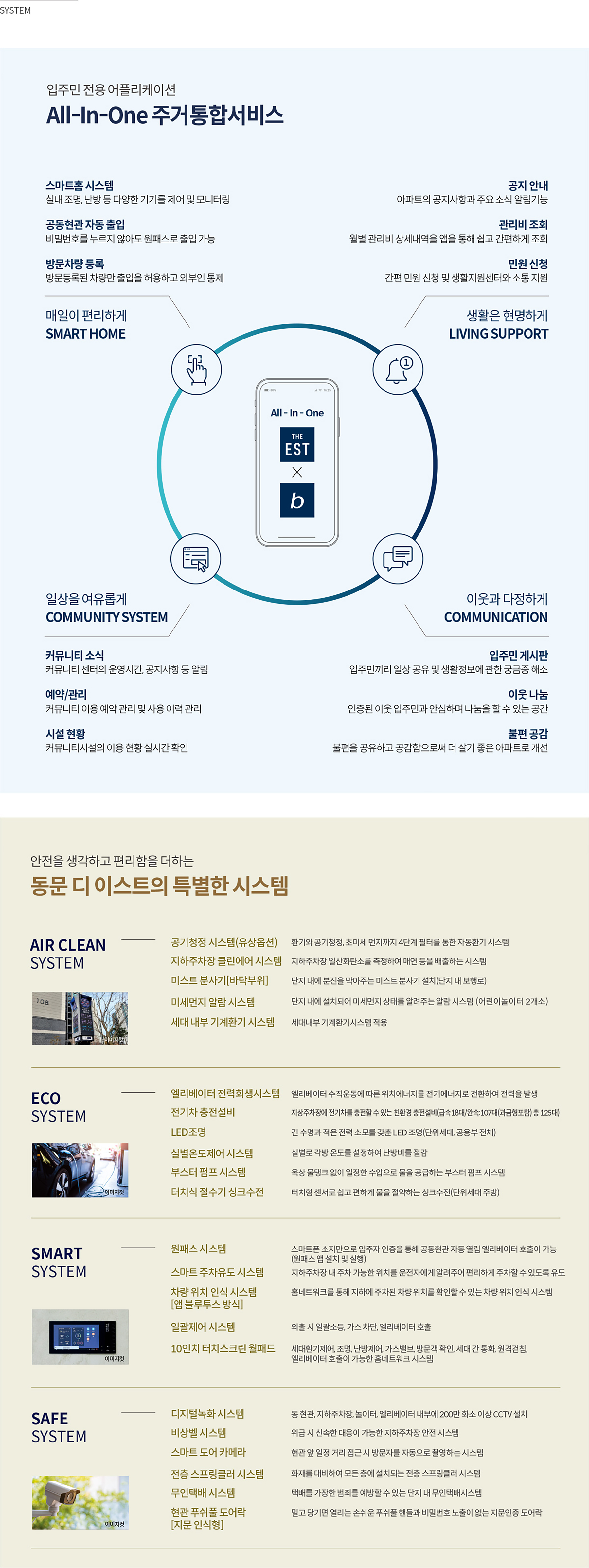 천안 동문디이스트 파크시티 시스템