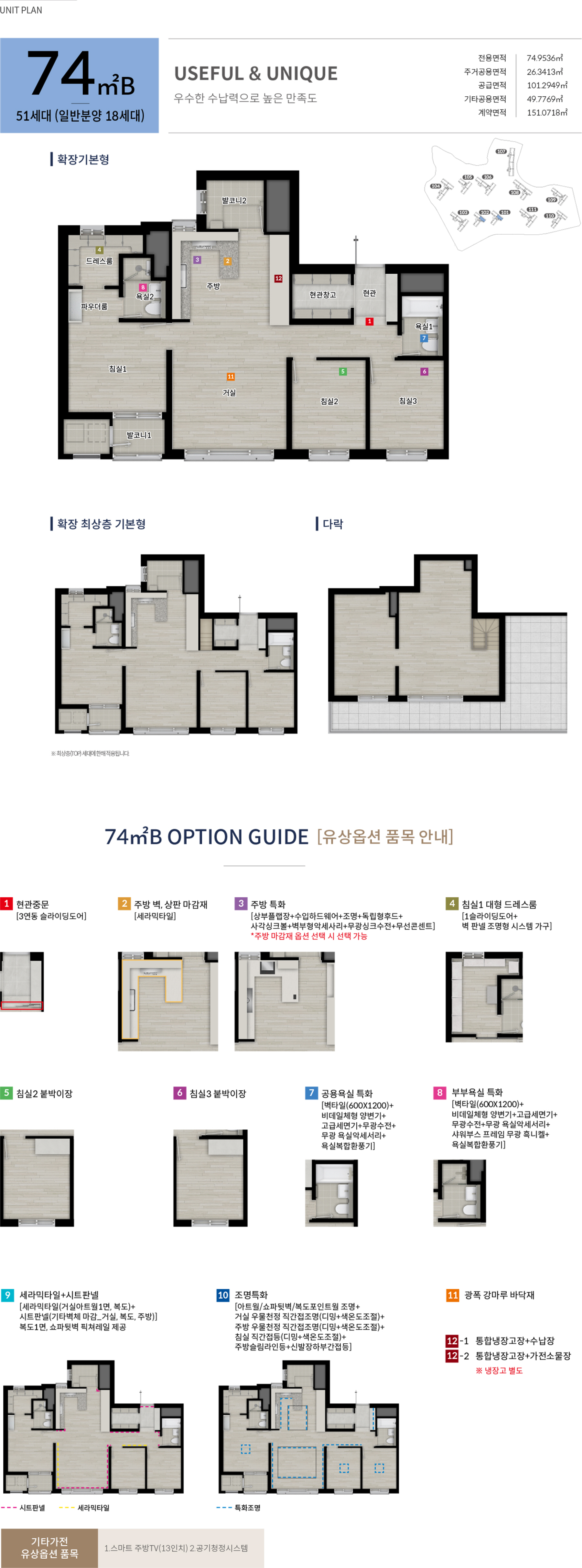 천안 동문디이스트 파크시티 상품안내